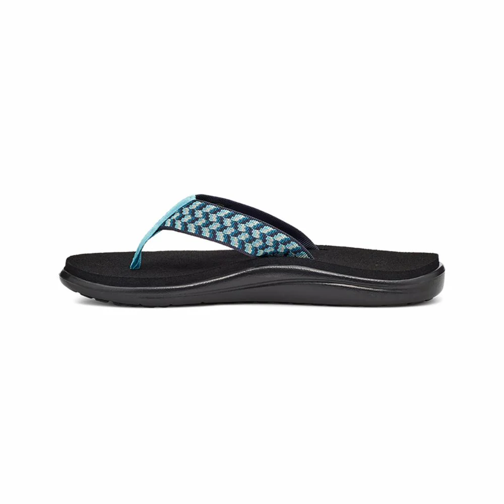 Teva Women VOYA FLIP PAINT TRACKS BLUE - Image 3