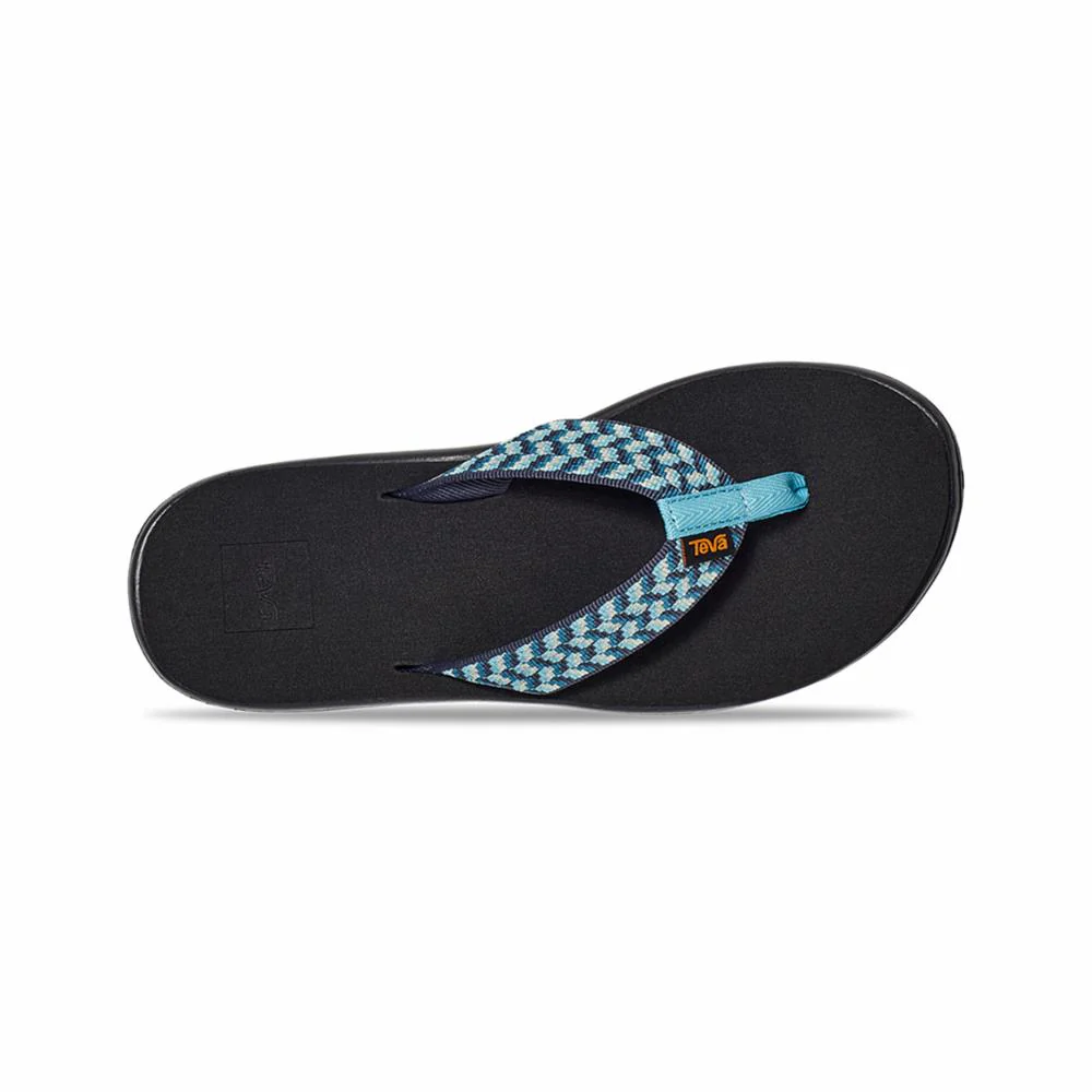 Teva Women VOYA FLIP PAINT TRACKS BLUE - Image 4